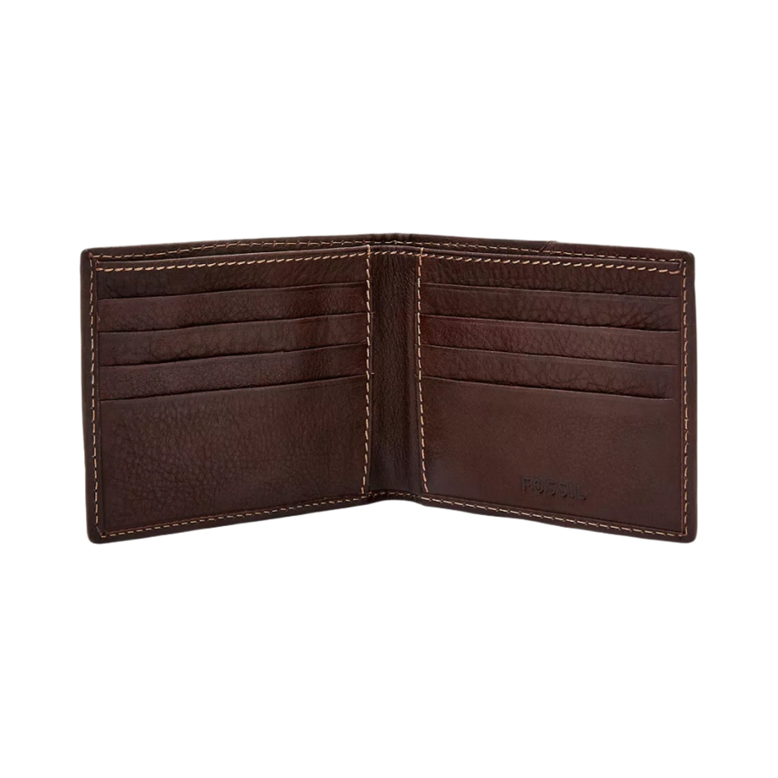 파슬 러프킨 반지갑 다크 브라운(Fossil Lufkin Bifold Dark Brown) - 2