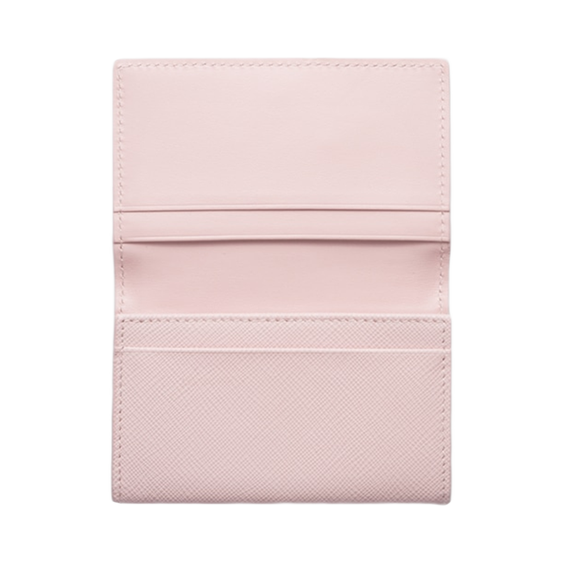 프라다 사피아노 레더 카드 홀더 알라바스터(Prada Saffiano Leather Card Holder Alabaster) - 2
