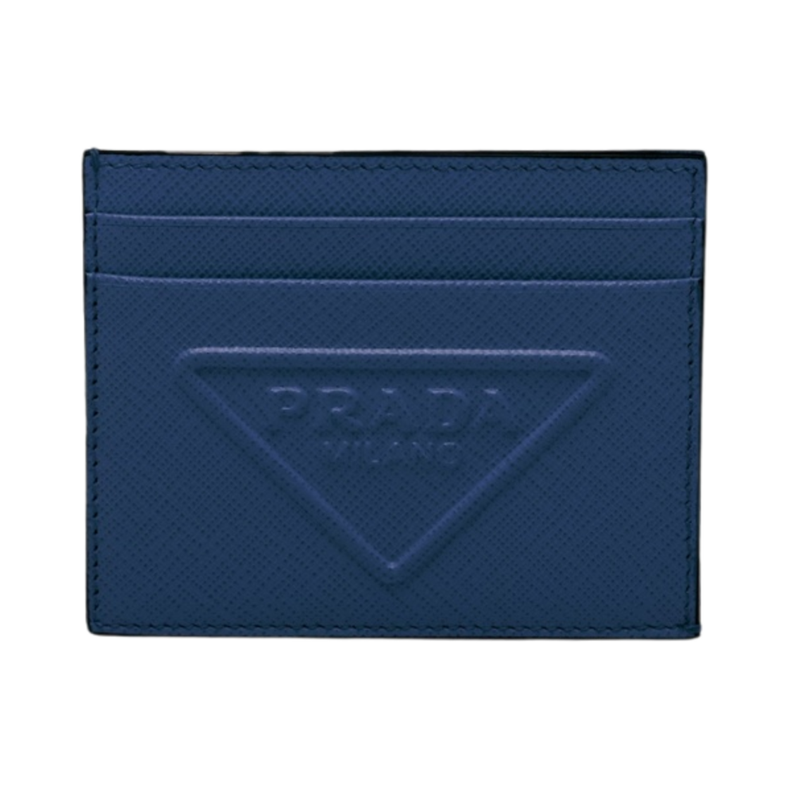 프라다 사피아노 레더 카드 홀더 블루에뜨(Prada Saffiano Leather Card Holder Bluette) - 1