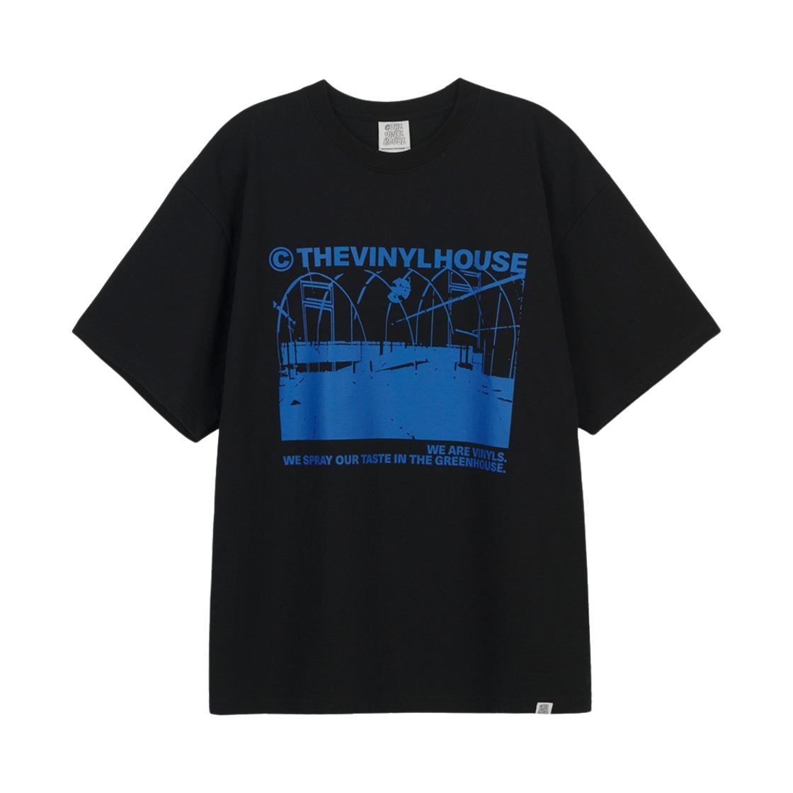 더바이닐하우스 그린하우스 티셔츠 블랙(Thevinylhouse Greenhouse T-Shirt Black)