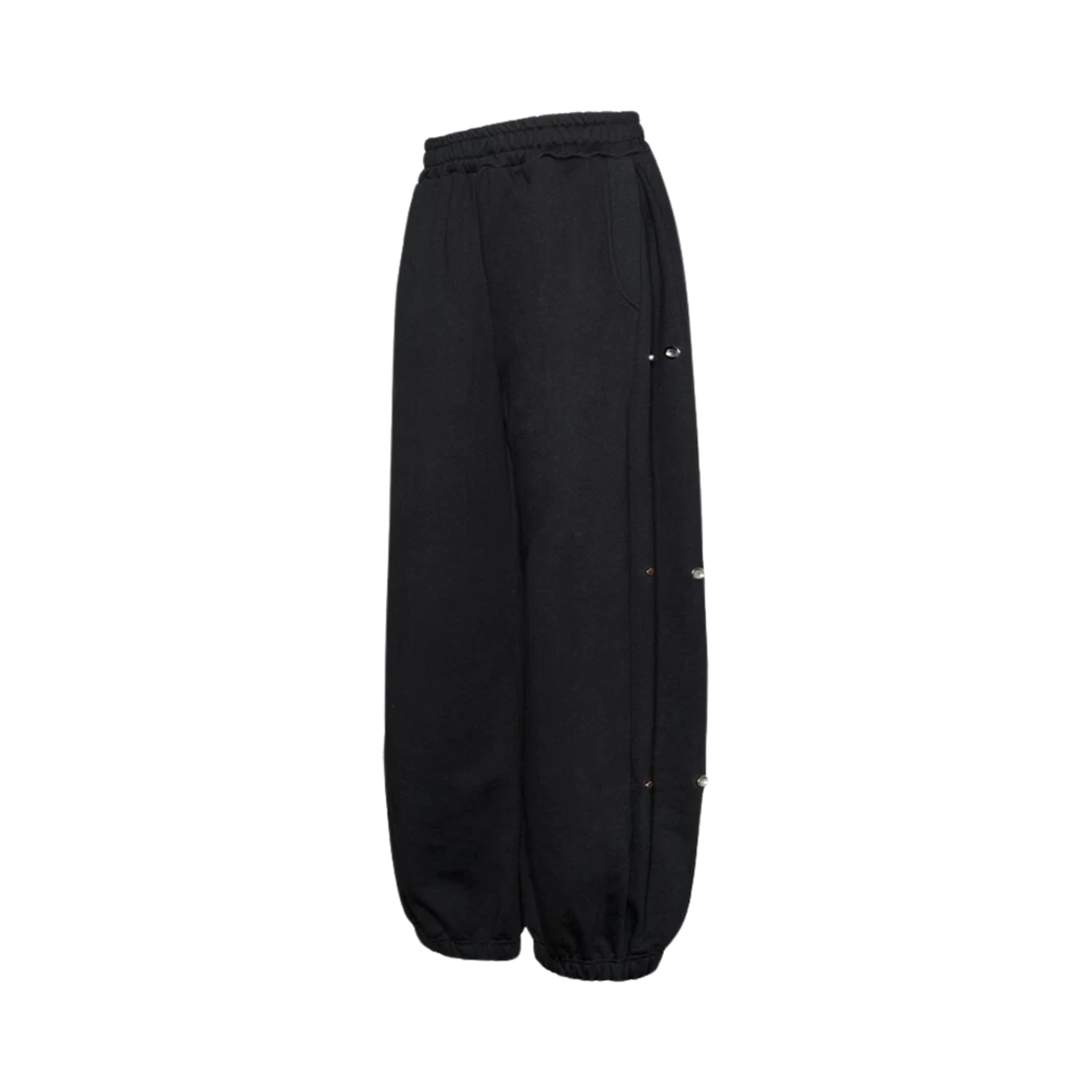 MJD MJD Side Snap Wide C/P Heavy Sweat Pants Black · M