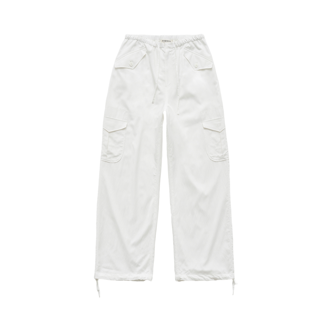 FV24C_PA04IV000 FARVEN Potter String Cargo Pants Ivory