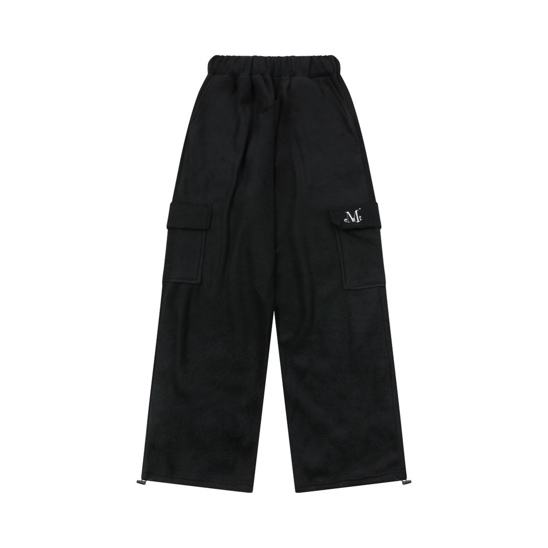 무센트 스노잉 후리스 밴딩 카고 팬츠 블랙(MUCENT Snowing Fleece Banding Cargo Pants Black) - 1