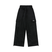 MUCENT Snowing Fleece Banding Cargo Pants Black