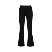 (W) Bohemian Seoul Boots Cut Track Pants Black