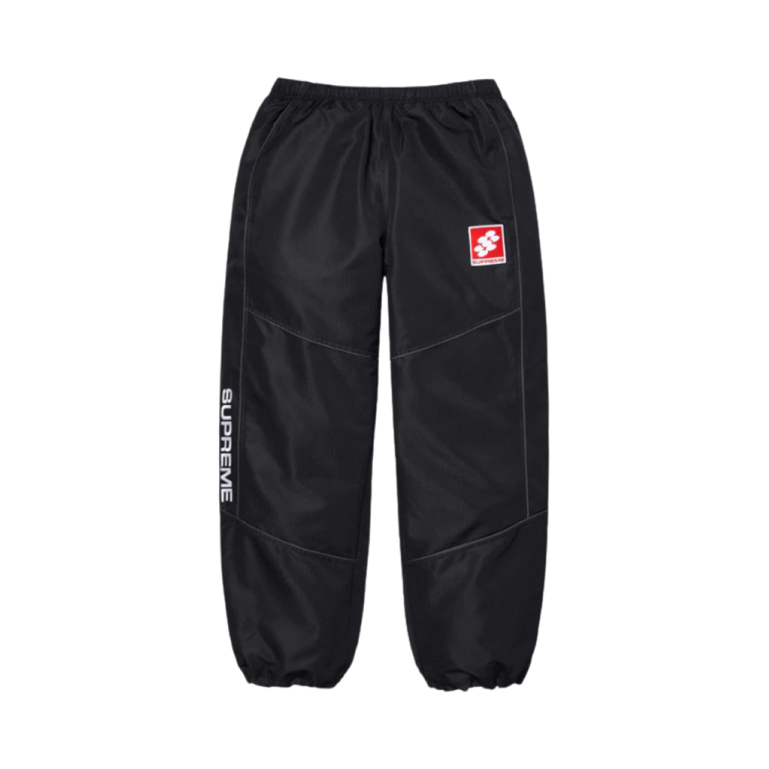 슈프림 리플렉티브 파이핑 트랙 팬츠 블랙 - 24FW