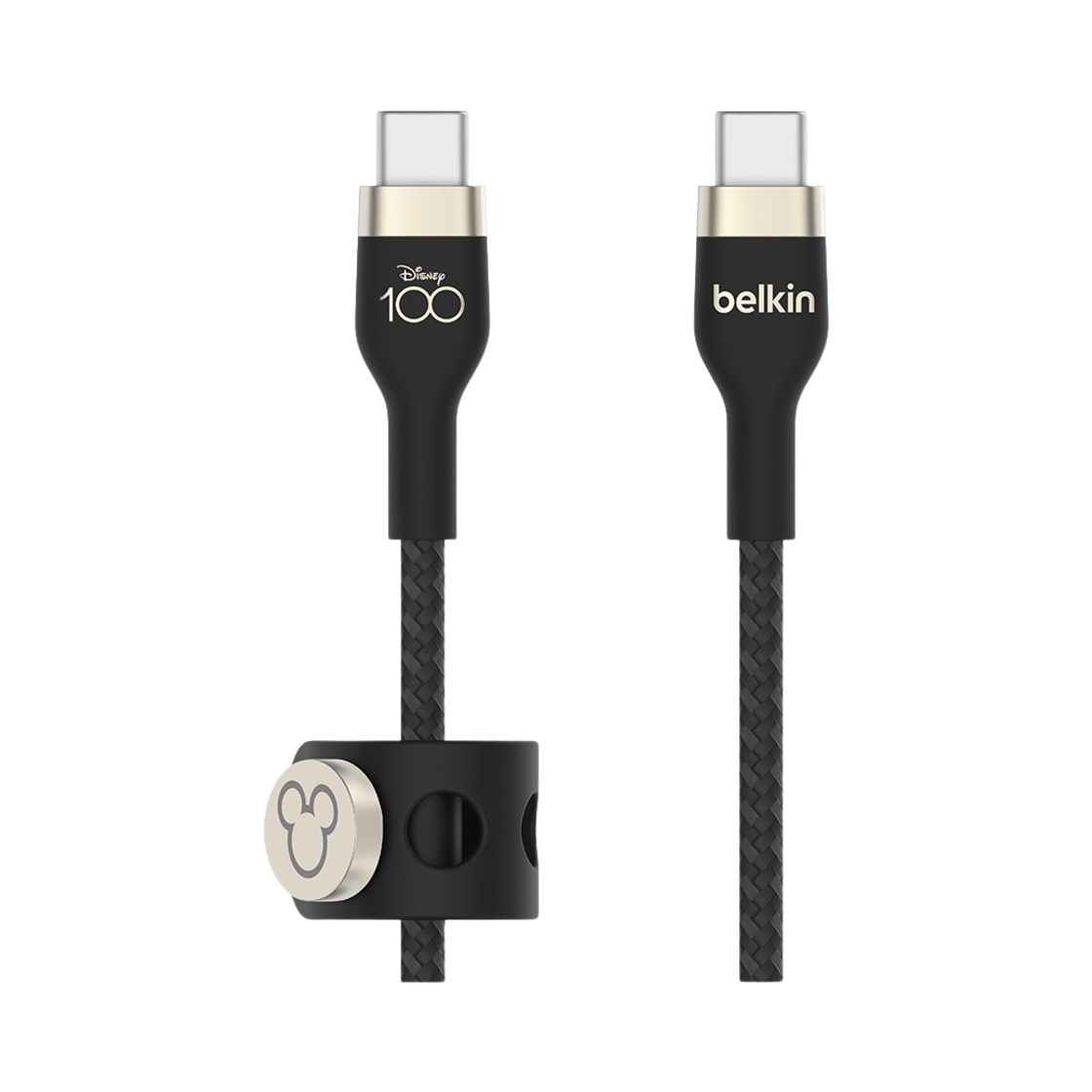 벨킨 디즈니 100주년 C to C타입 브레이디드 고속 충전 케이블 2M CAB011qc 블랙(Belkin Disney C to C Type Braided Quick Charging Cable 2M CAB011qc Black) - 1