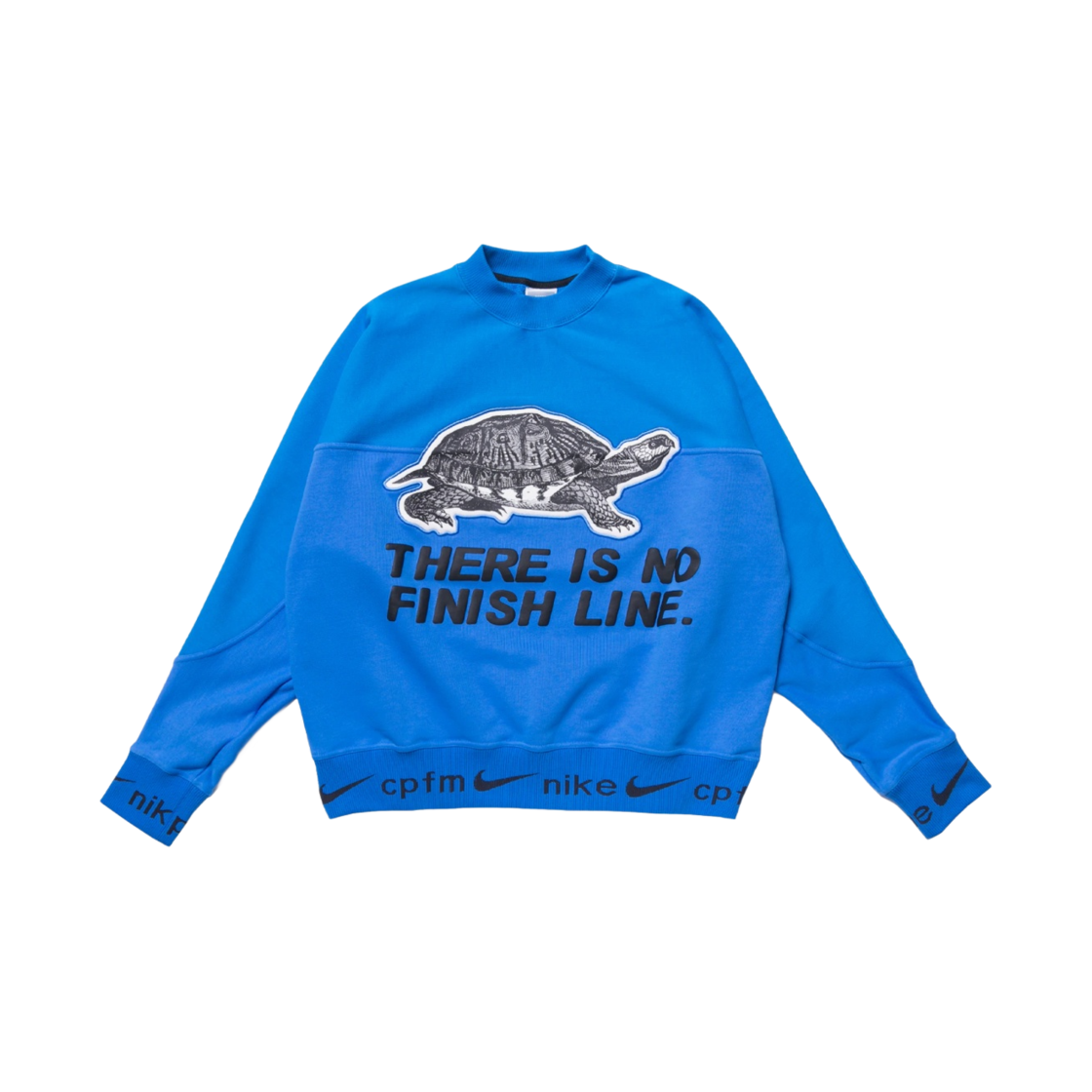 나이키 x CPFM 플리스 크루넥 블루(Nike x Cactus Plant Flea Market Fleece Crewneck Blue)