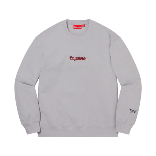 Supreme Gonz Logo Crewneck Grey - 21SS
