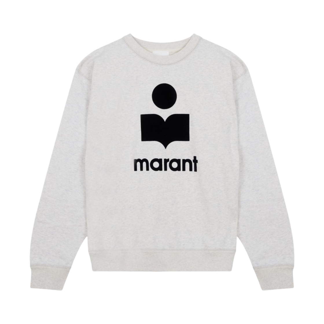 SW0029HA-A1M05H-23EC Isabel Marant Mikoy Logo Cotton Sweatshirt Ecru - 23SS