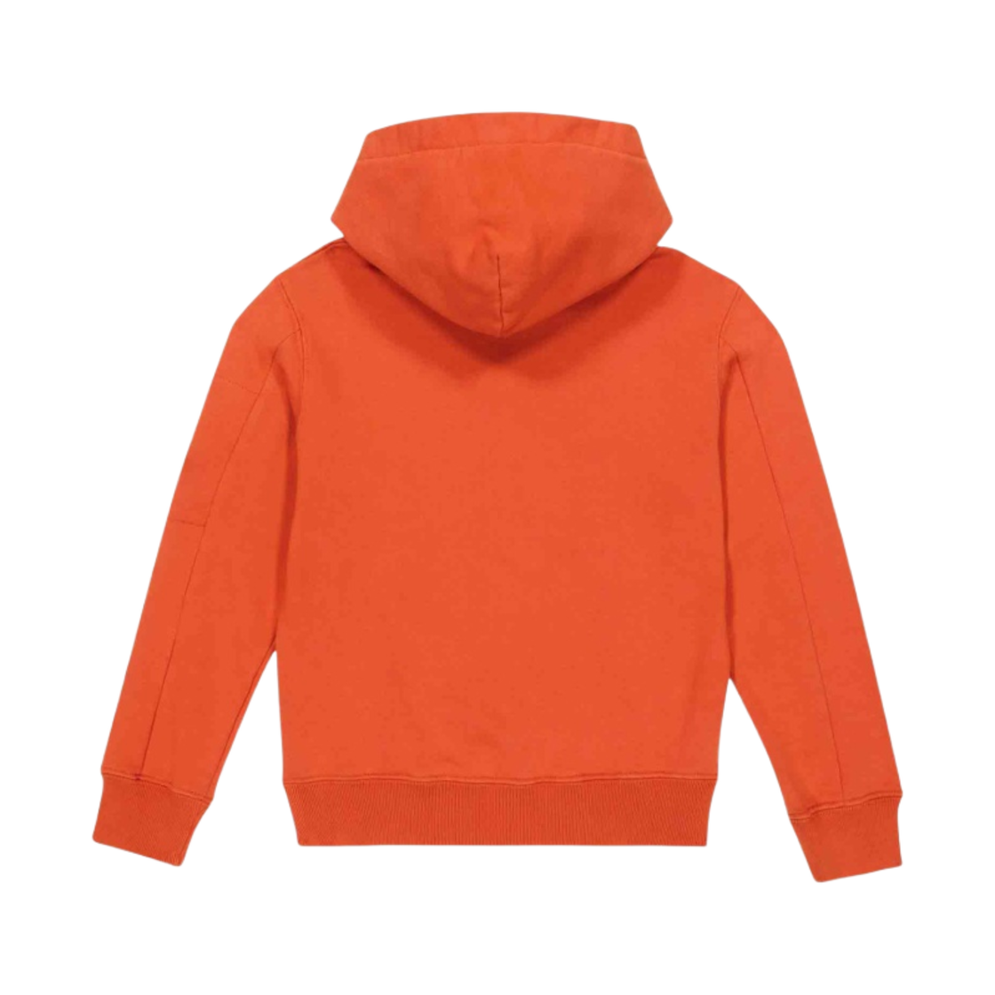 (키즈) C.P. 컴퍼니 U16 베이직 플리스 후드 하베스트 펌킨 오렌지 - 23SS((Kids) C.P. Company U16 Basic Fleece Hoodie Harvest Pumpkin Orange - 23SS) - 2