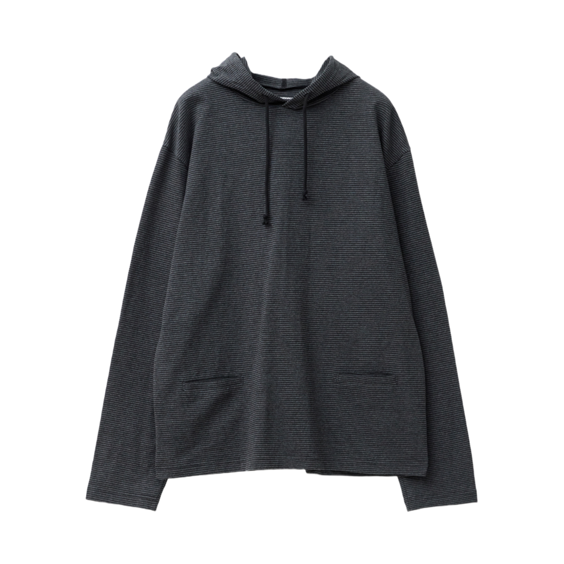 해칭룸 스트라이프 후드 차콜