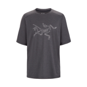 Arc'teryx Cormac Logo SS T-Shirt Black Heather