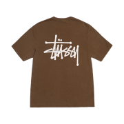Stussy Basic Stussy Pigment Dyed T-Shirt Brown 2024