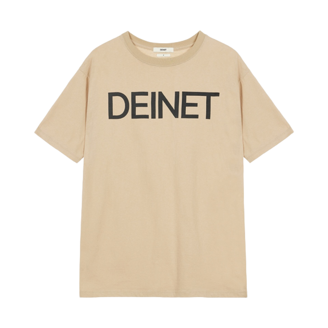 다이닛 빅 로고 티셔츠 베이지(Deinet Big Logo T-Shirt Beige)