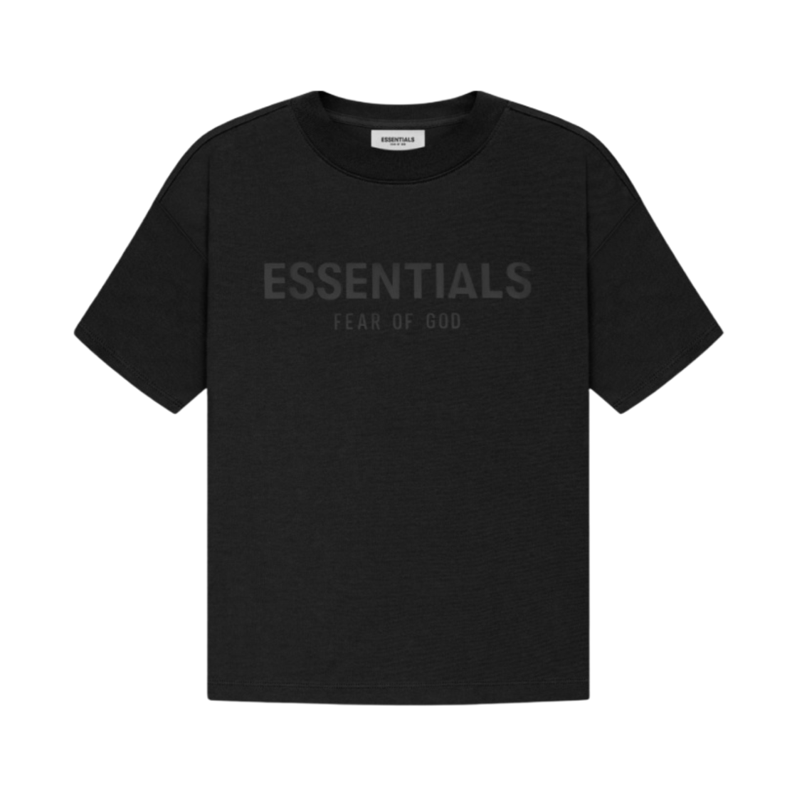 (키즈) 에센셜 티셔츠 블랙 - 21SS
