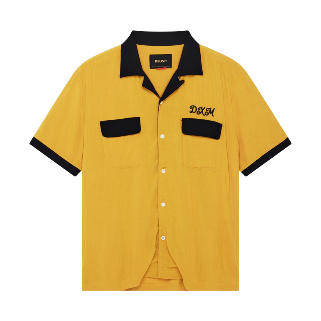 데우스 엑스 마키나 디아블로 볼링 셔츠 옐로우(Deus Ex Machina Diablo Bowling Shirt Yellow) - 2