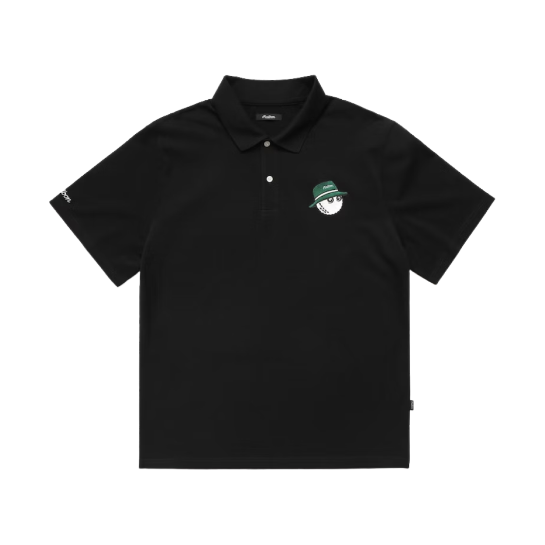 말본 골프 쿠퍼 폴로 블랙(Malbon Golf Cooper Polo Black) - 1