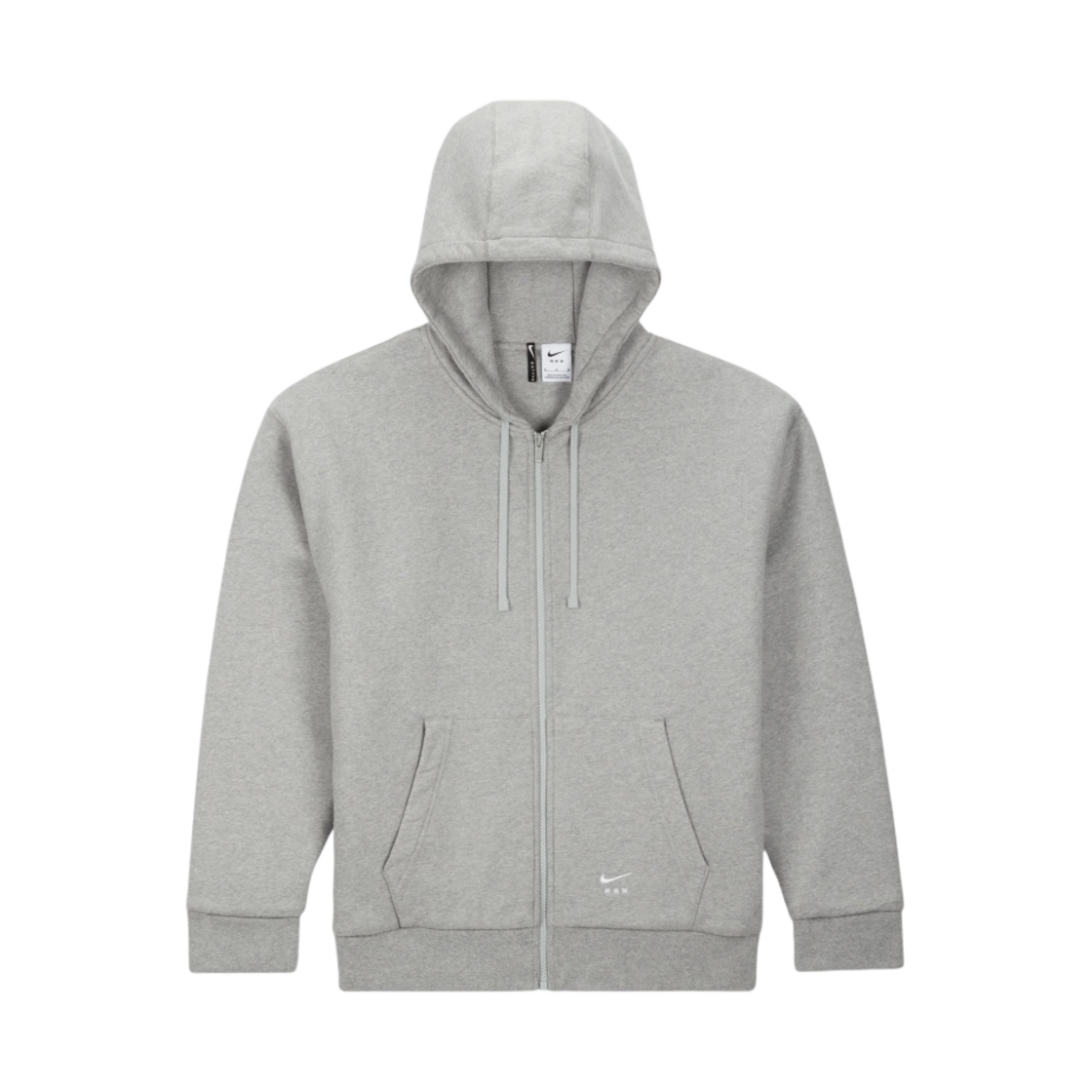 나이키 x 매튜 M 윌리엄스 NRG 풀 집 후드 그레이 헤더 - US/EU(Nike x Matthew M Williams NRG Full Zip Fleece Hoodie Grey Heather - US/EU) - 1