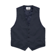 Supreme x MM6 Maison Margiela Washed Cotton Suit Vest Navy - 24SS