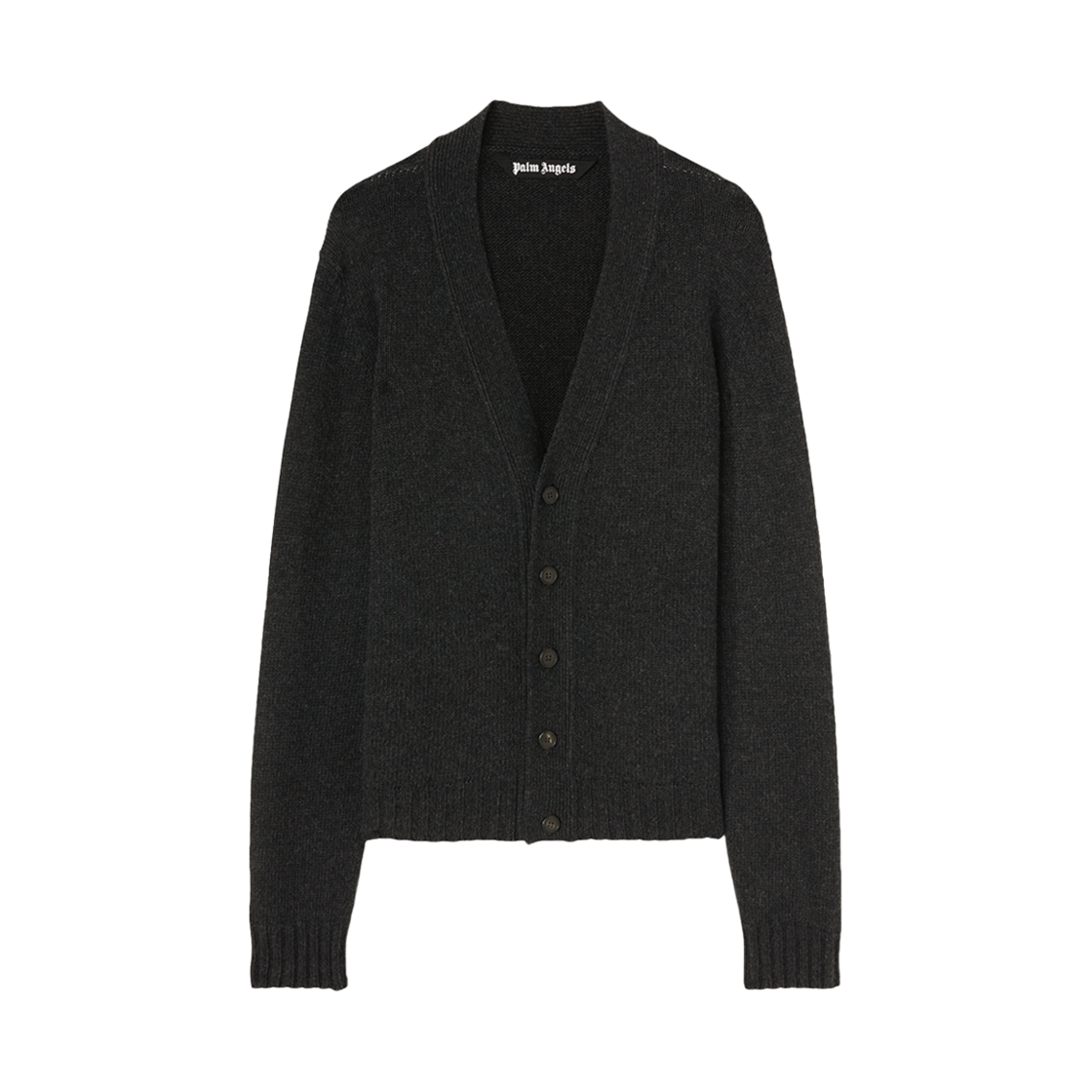 팜엔젤스 커브드 로고 카디건 다크 그레이