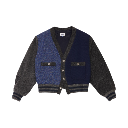 Ader Error Lasika Cardigan Blue