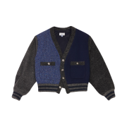 Ader Error Lasika Cardigan Blue