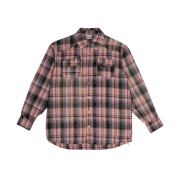 Roughneck Washed check shirt pink