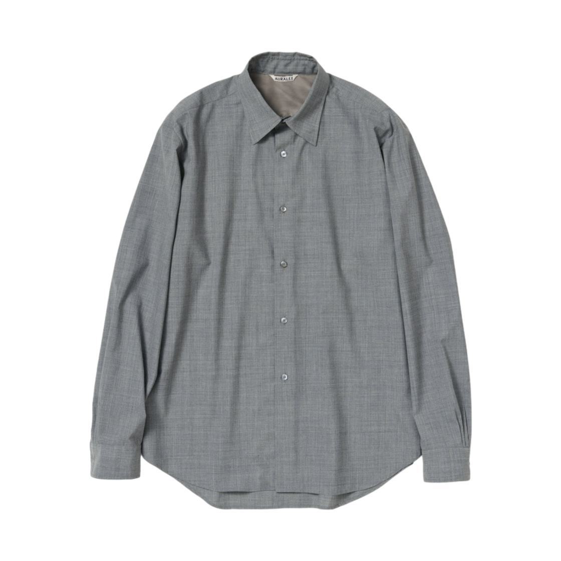 오라리 슈퍼 파인 트로피칼 울 셔츠 탑 그레이 - 23SS(Auralee Super Fine Tropical Wool Shirt Top Gray - 23SS) - 1
