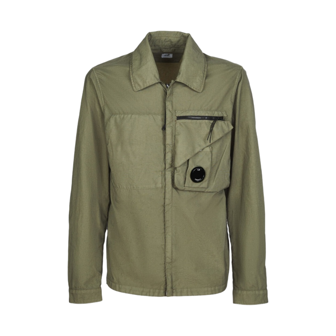 C.P. 컴퍼니 테일론 P 오버셔츠 브론즈 그린 - 23SS(C.P. Company Taylon P Overshirt Bronze Green - 23SS) - 1