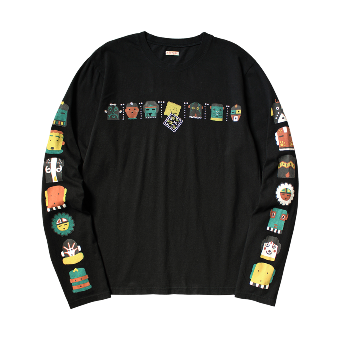 캐피탈 20 저지 패키쉬 앤 카치나 Pt 크루롱 티셔츠 블랙