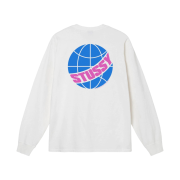 Stussy Global Peace Pigment Dyed LS T-Shirt Natural