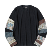 Kapital 18.5 Hippie Long T-Shirt Black