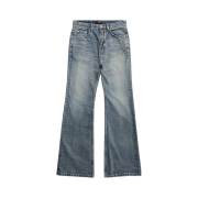 (W) Balenciaga Flared Pants Light Blue