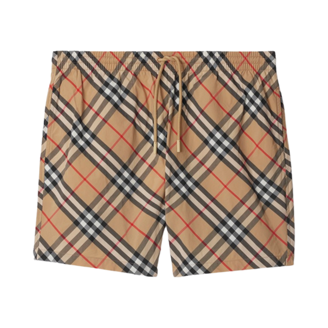 8087335 Burberry Check Swim Shorts Sand