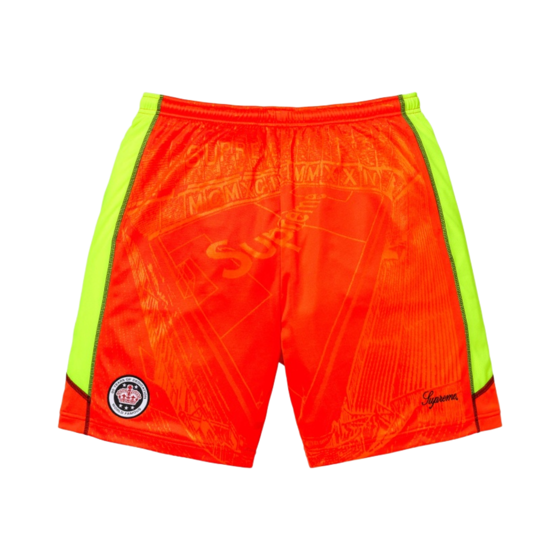 - Supreme Jacquard Soccer Short Orange - 24SS