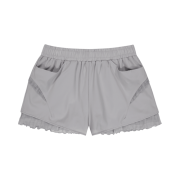 OJOS Reversible Plaid Track Shorts Blue Grey