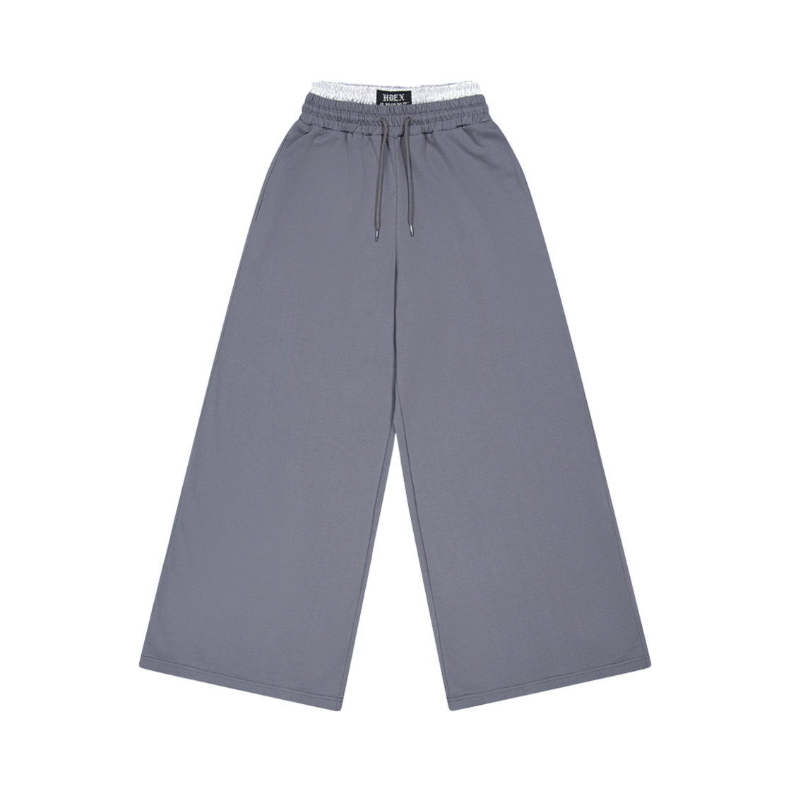 에이치덱스 우먼스 더블 웨이스트 스웨트 팬츠 차콜