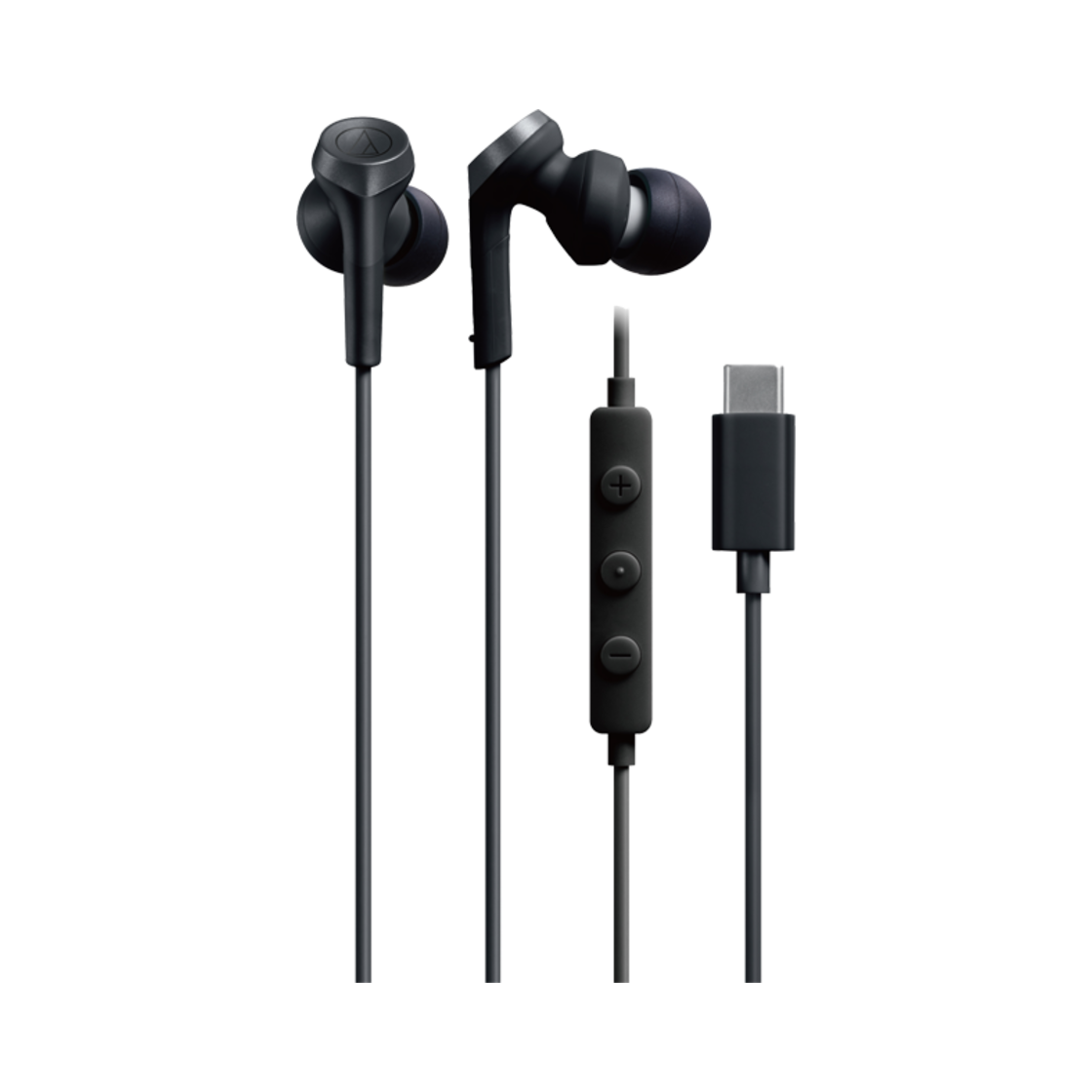 오디오테크니카 ATH-CKS330C 솔리드 베이스 HD 드라이버 C타입 인이어 이어폰 블랙(Audio-Technica ATH-CKS330C USB Type C In Ear Headphones Black)