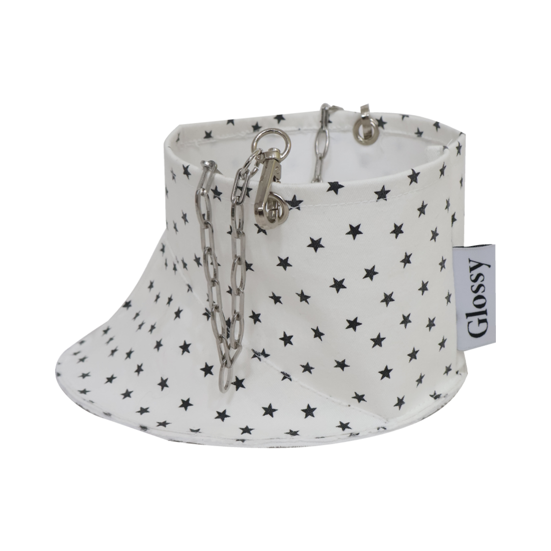 GL-PC001-WH Glossy Vintage Star Boots Pot Cover White