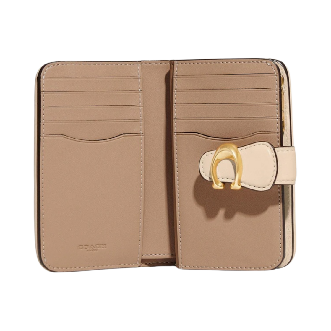 코치 태비 미디움 월렛 시그니처 자카드 스톤 아이보리(Coach Tabby Medium Wallet in Signature Jacquard Stone Ivory) - 2