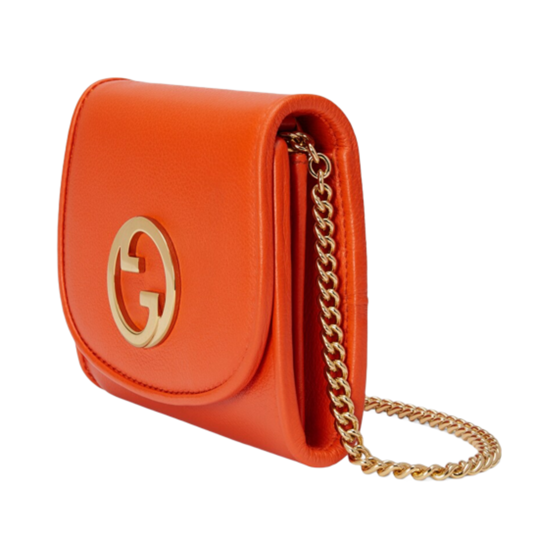 구찌 블론디 미디움 체인 지갑 오렌지 레더(Gucci Blondie Medium Chain Wallet Orange Leather) - 2