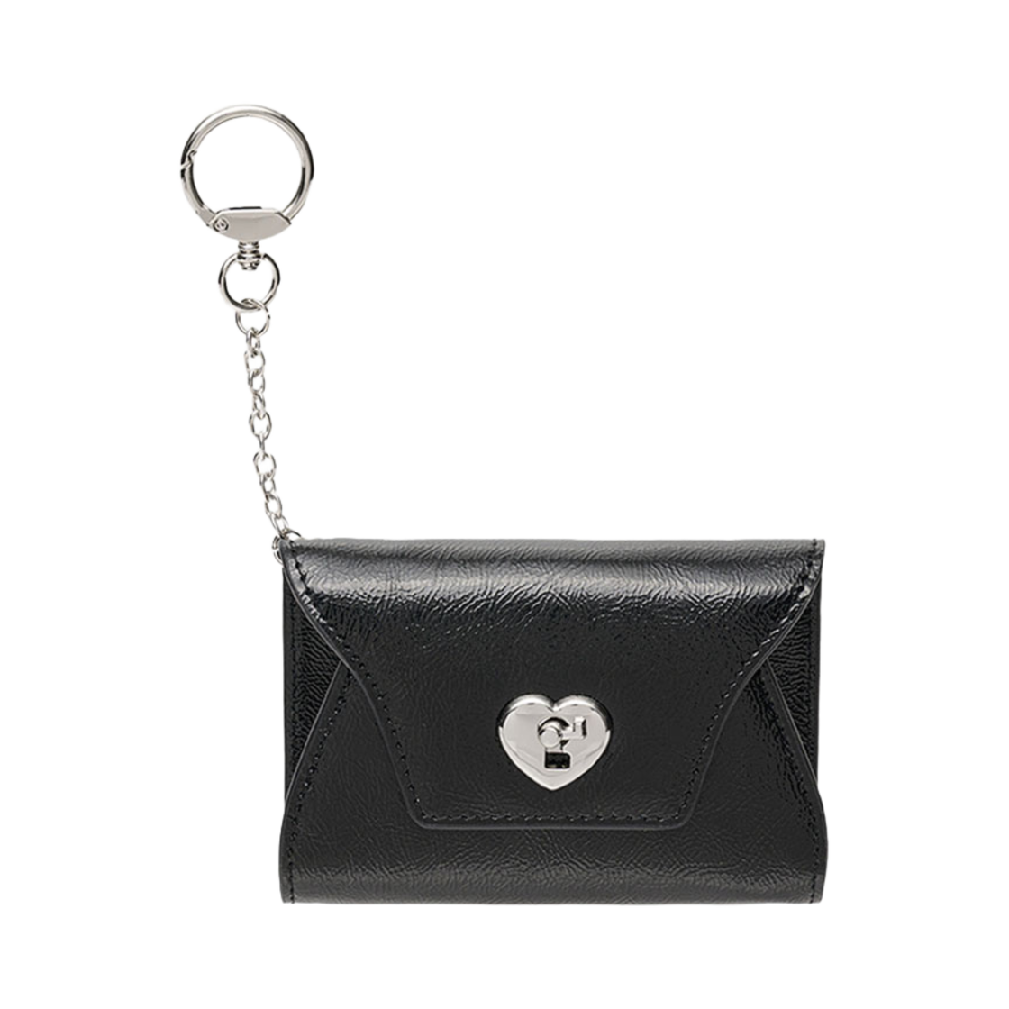 르마스크 하트락 키링 멀티 파우치 카드 월렛 블랙 | LE MASQUE 르마스크 하트락 키링 멀티 파우치 카드 월렛 블랙 | LE MASQUE