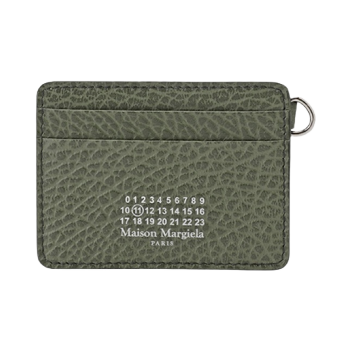 메종 마르지엘라 넘버링 로고 키링 카드 홀더 밀리터리 그린(Maison Margiela Numbers Logo Keyring Card Holder Military Green) - 2