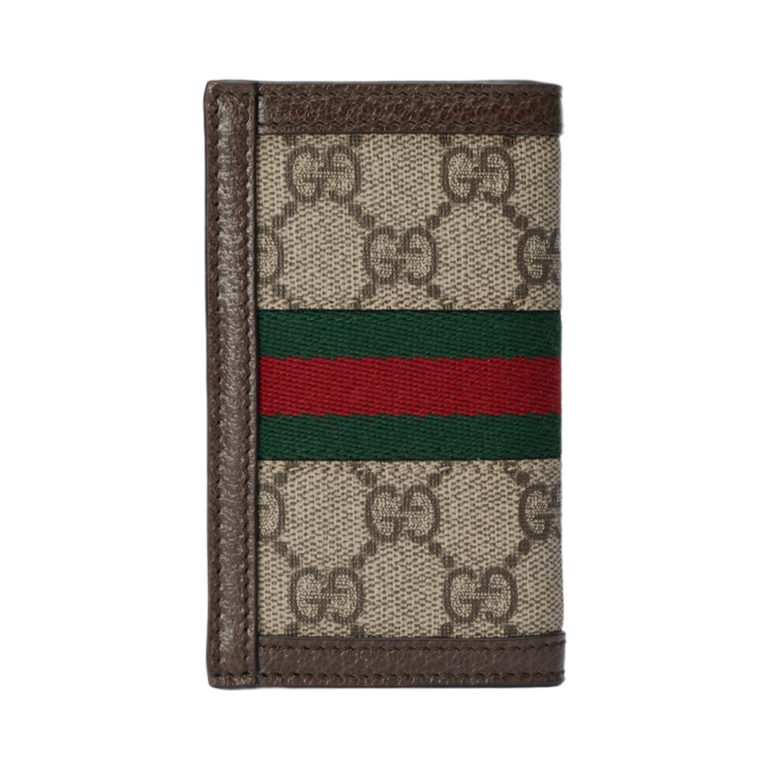 구찌 오피디아 GG 카드 케이스 베이지 에보니 슈프림(Gucci Ophidia GG Card Case Beige Ebony Supreme) - 3