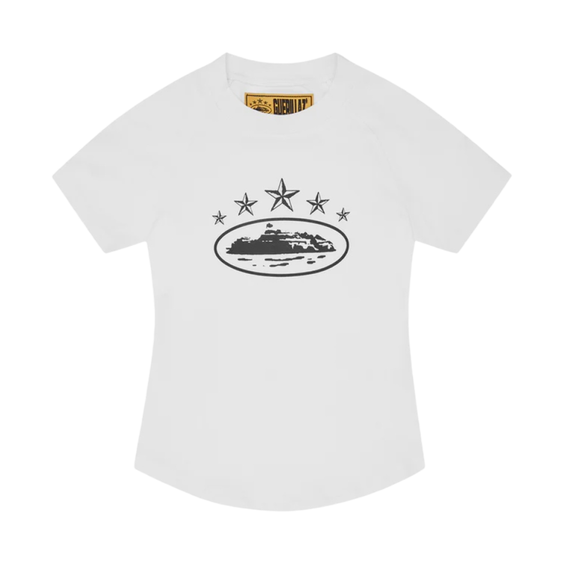 (W) 코르테이즈 5 스타즈 베이비 탑 화이트((W) Corteiz 5 Starz Baby Top White) - 1