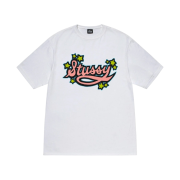 Stussy Star Script T-Shirt White