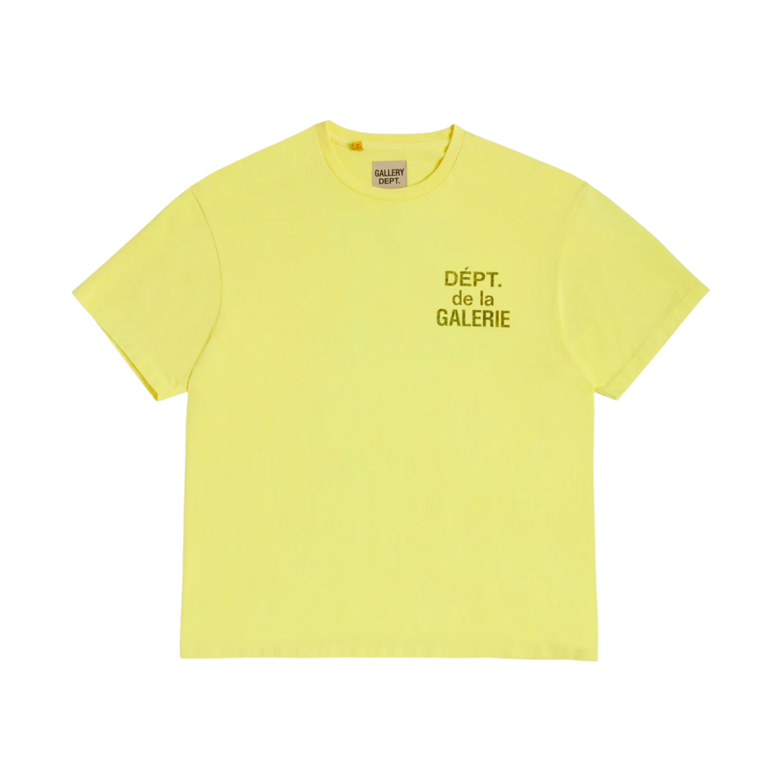 갤러리 디파트먼트 프렌치 티셔츠 플로 옐로우(Gallery Dept. French T-Shirt Flo Yellow) - 2