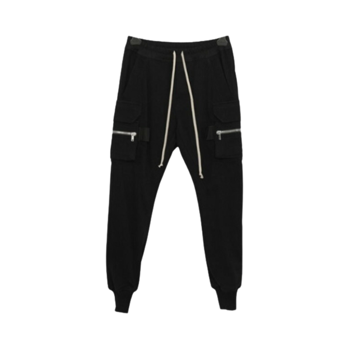 RU01B1396-BA-09 Rick Owens Mastodon Knit Pants Black