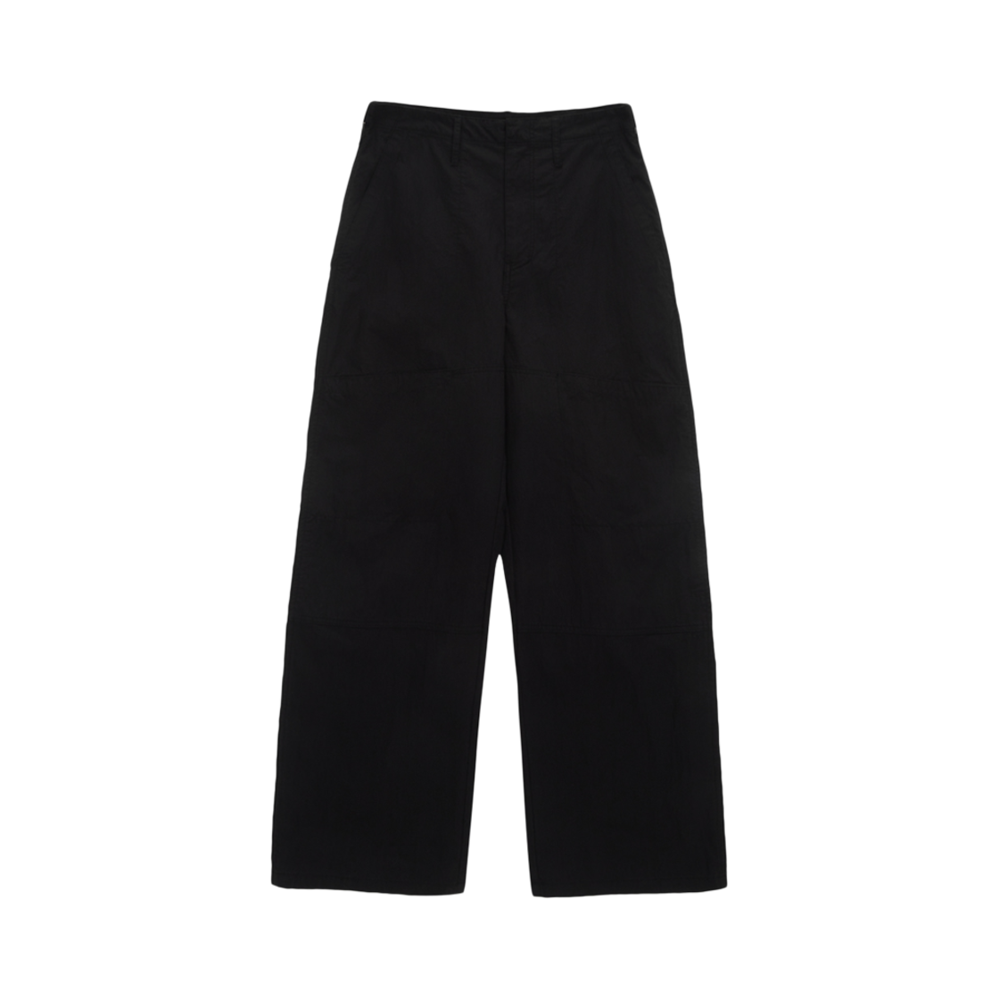 마뗑킴 버튼 롤 업 더블 니 팬츠 블랙(Matin Kim Button Roll Up Double Knee Pants Black) - 1